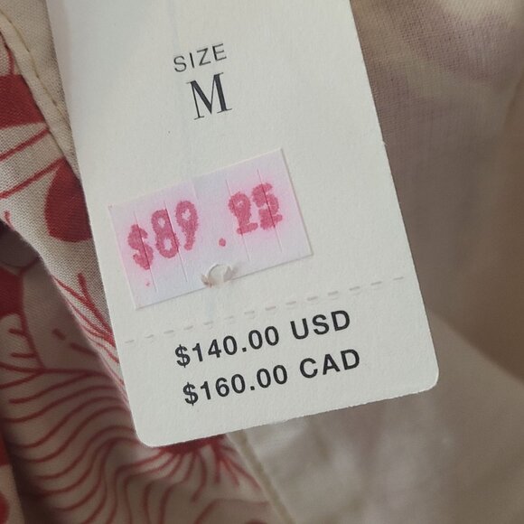 Anthropologie Blue Tassel NWT Women's Mini Dress Floral Size M Strapless - Picture 9 of 10